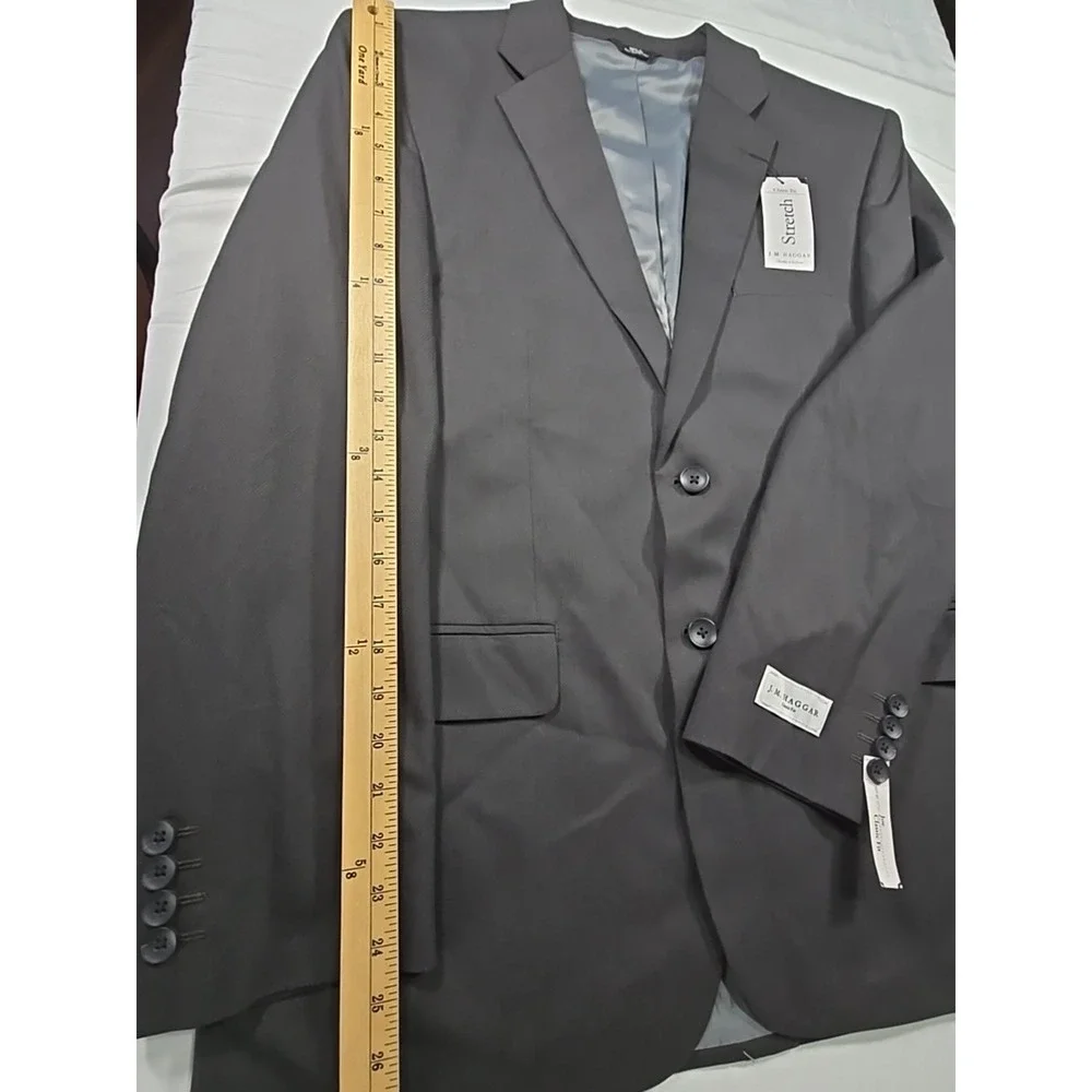 NWT Haggar Stretch Blazer 40R Classic Career Sport‎ Coat Men's